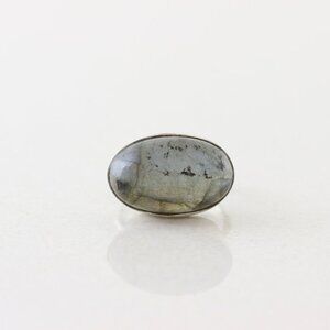 Sterling Silver Labradorite Ring Size 6